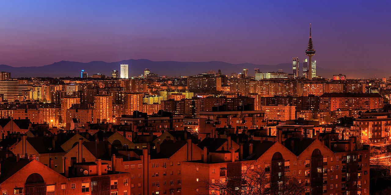Madrid skyline